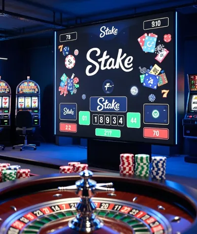 Interface de Stake Casino